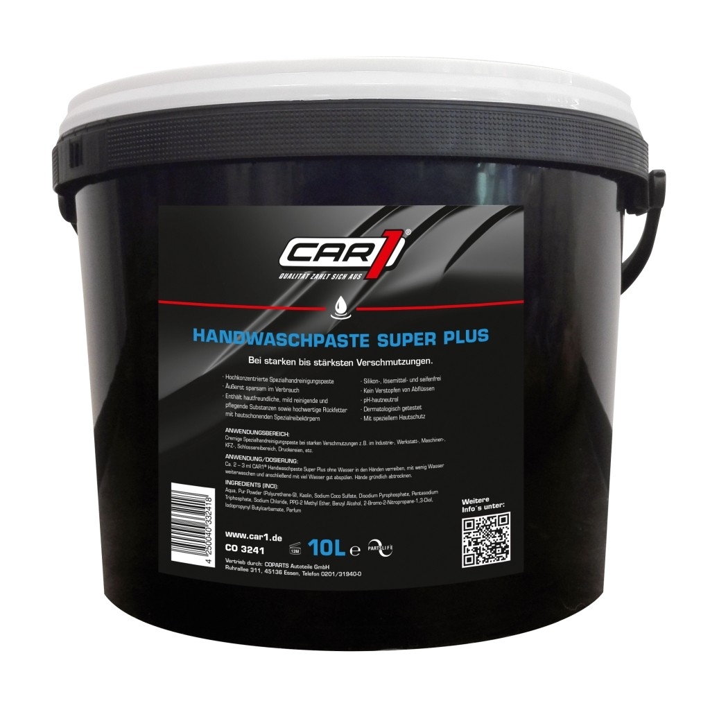 Bild von CAR1-Handwaschpaste Super Plus Natur - 10 ltr. (VPE=1 Stück)